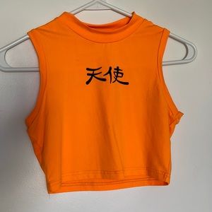 Letter Graphic Slim Tank Top